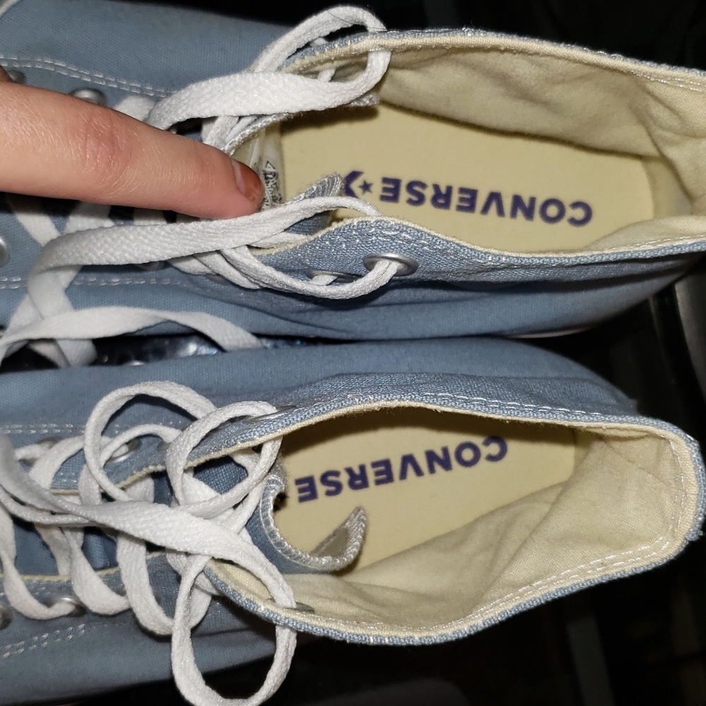 Converse High Top Powder Blue - Picture 3 of 4